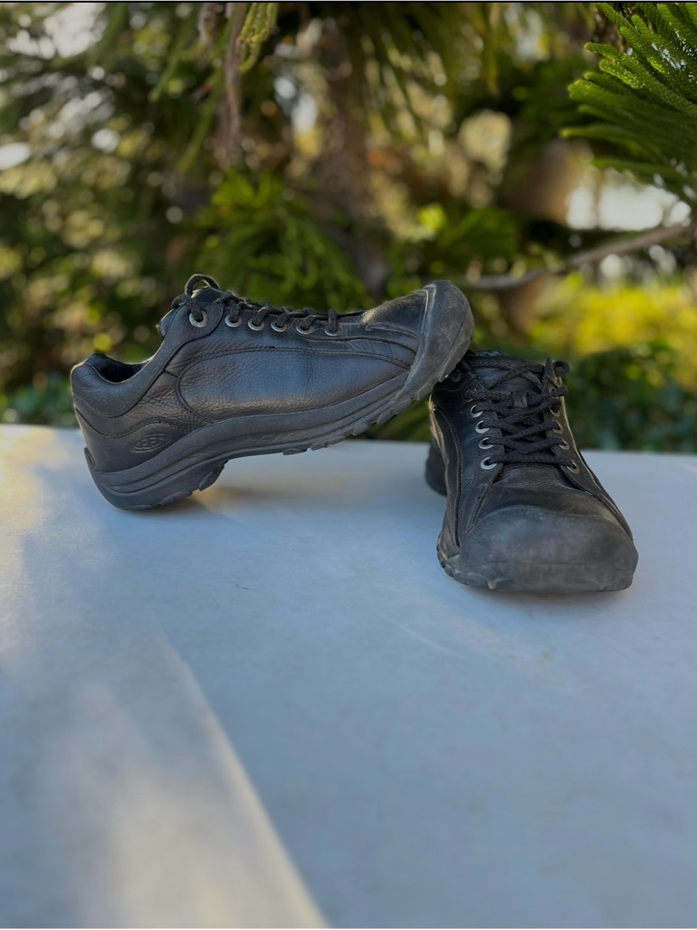 KEEN Briggs II Leather Comfort Walking Shoes Mens Size: 11